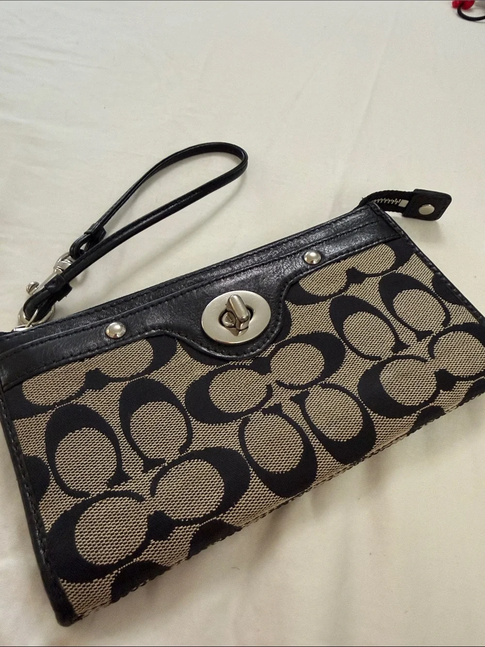 Coach classic wristlet